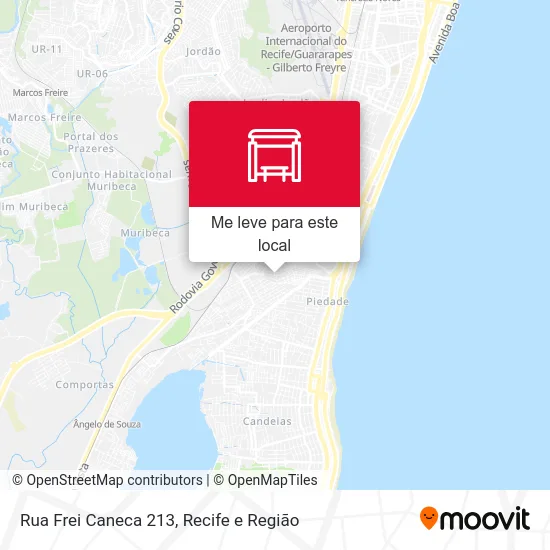 Rua Frei Caneca 213 mapa
