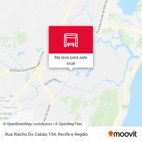 Rua Riacho Do Cabão 154 mapa
