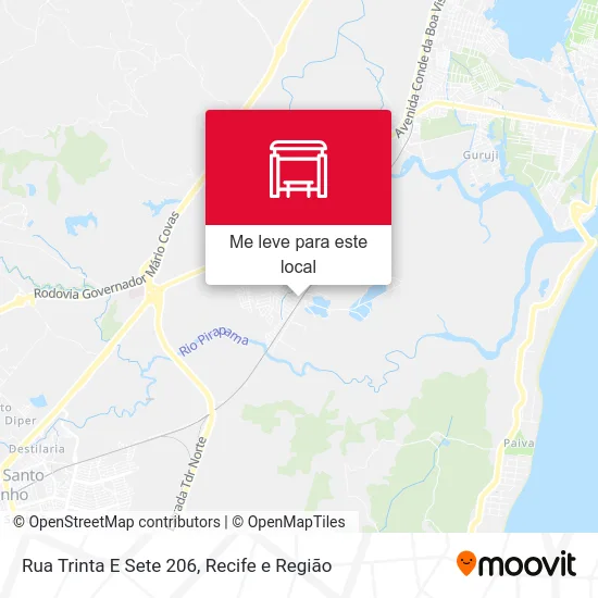 Rua Trinta E Sete 206 mapa