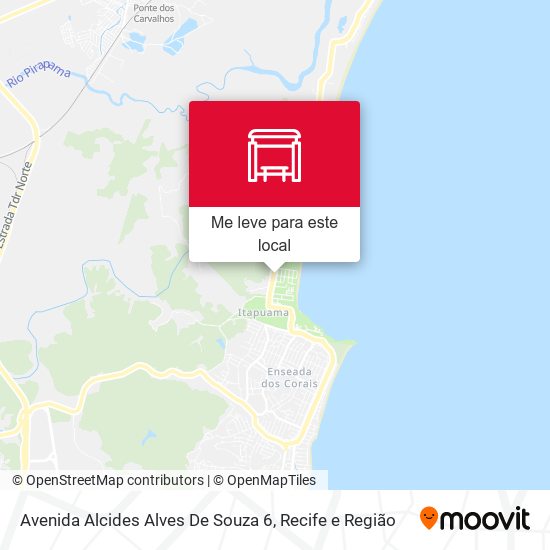 Avenida Alcides Alves De Souza 6 mapa