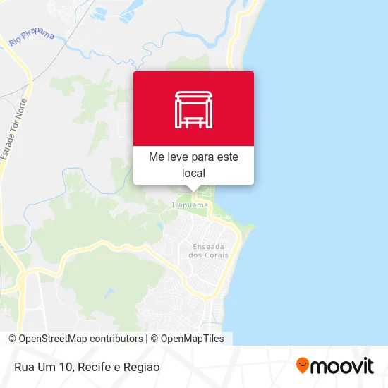 Rua Um 10 mapa