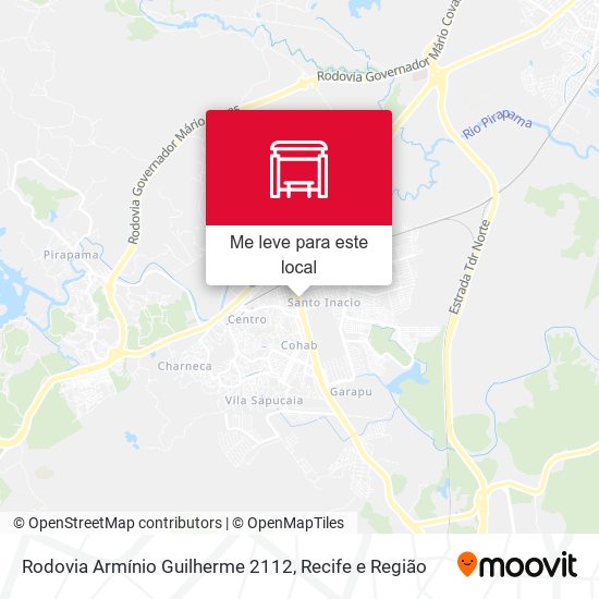 Rodovia Armínio Guilherme 2112 mapa