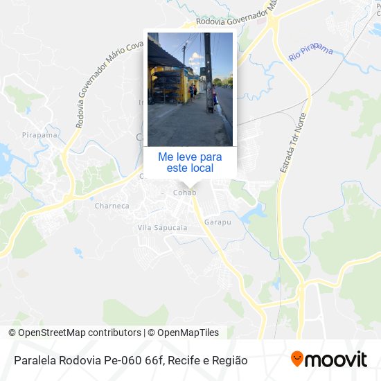 Paralela Rodovia Pe-060 66f mapa