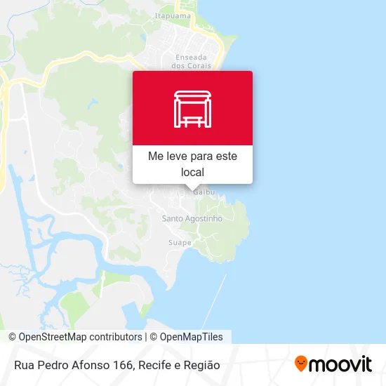 Rua Pedro Afonso 166 mapa