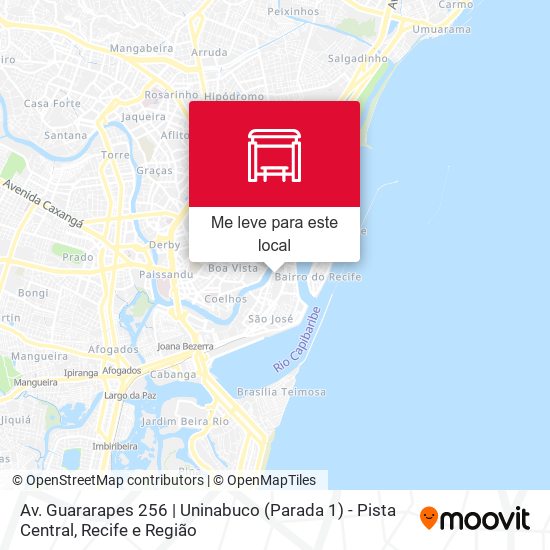 Av. Guararapes 256 | Uninabuco (Parada 1) - Pista Central mapa