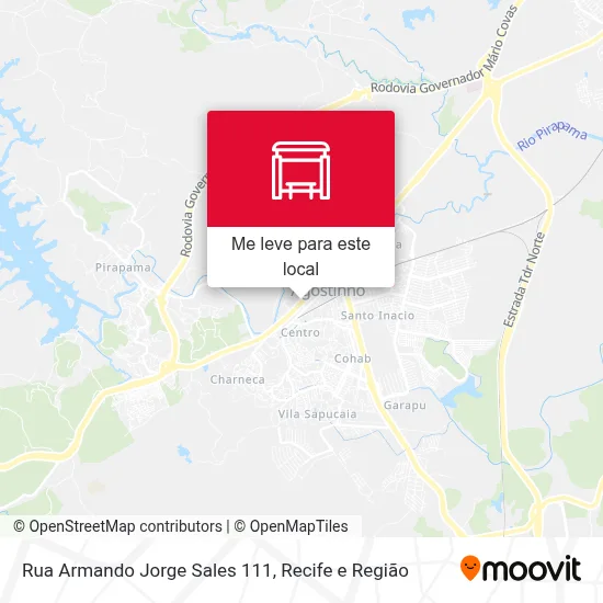 Rua Armando Jorge Sales 111 mapa