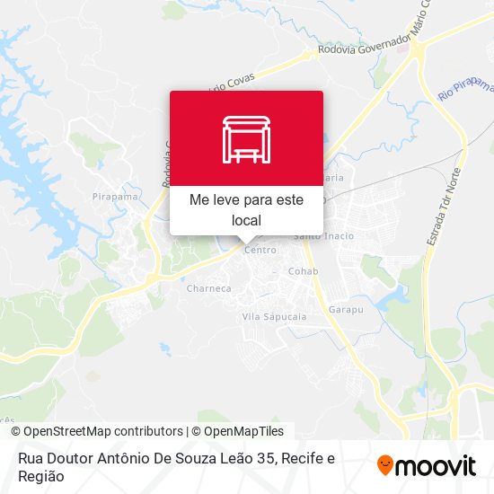 Rua Doutor Antônio De Souza Leão 35 mapa