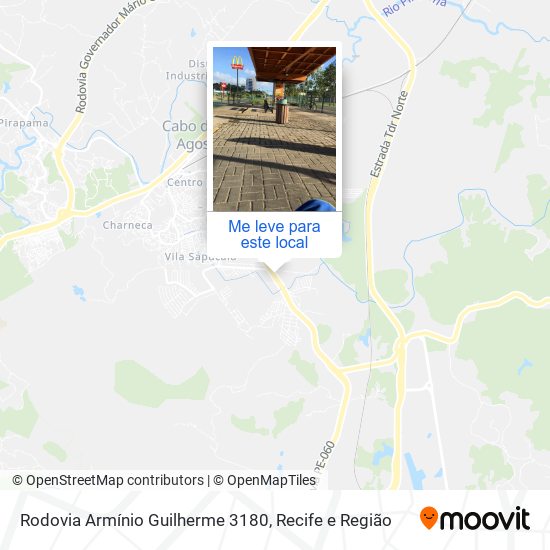 Rodovia Armínio Guilherme 3180 mapa