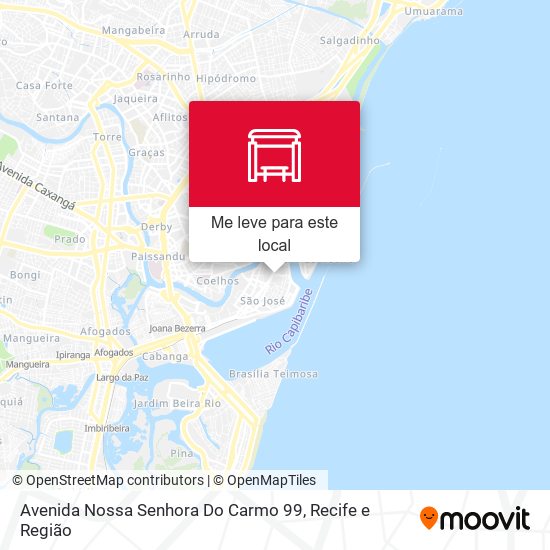 Avenida Nossa Senhora Do Carmo 99 mapa