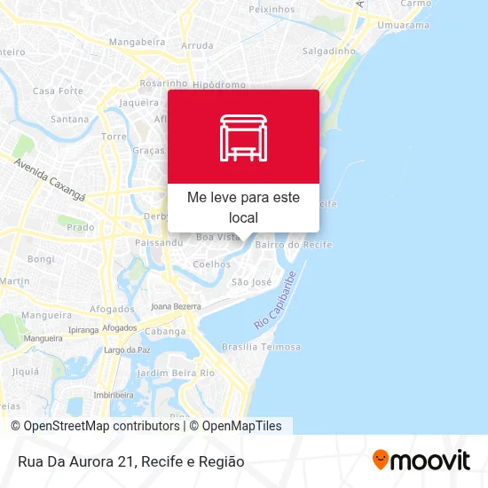 Rua Da Aurora 21 mapa