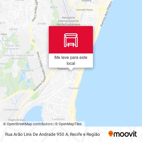 Rua Arão Lins De Andrade 950 A mapa