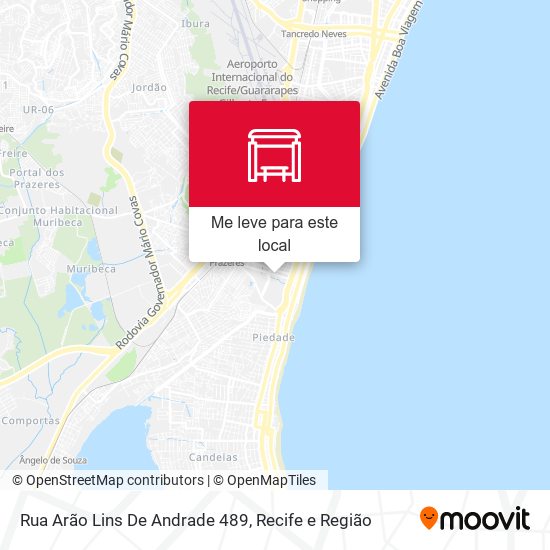 Rua Arão Lins De Andrade 489 mapa