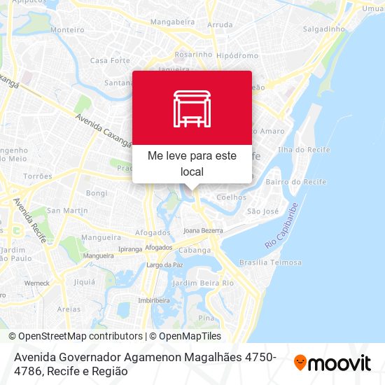 Avenida Governador Agamenon Magalhães 4750-4786 mapa