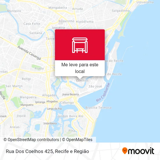 Rua Dos Coelhos 425 mapa