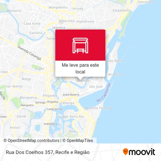 Rua Dos Coelhos 357 mapa