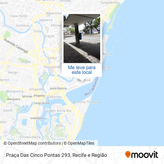 Praça Das Cinco Pontas 293 mapa