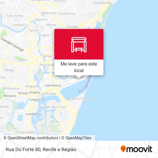 Rua Do Forte 80 mapa