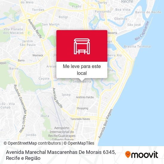 Avenida Marechal Mascarenhas De Morais 6345 mapa