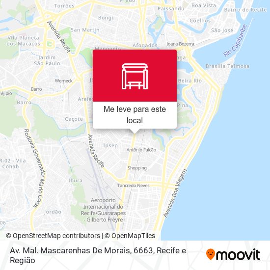 Av. Mal. Mascarenhas De Morais, 6663 mapa