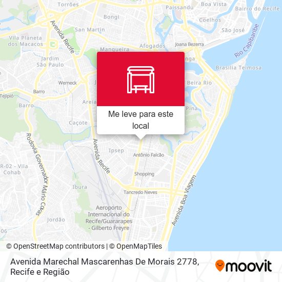 Avenida Marechal Mascarenhas De Morais 2778 mapa