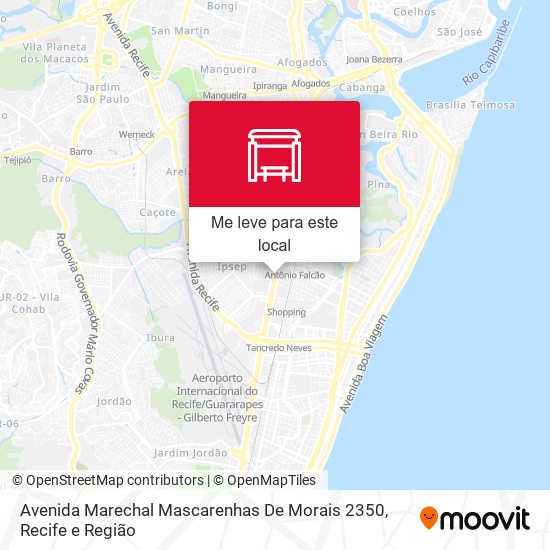 Avenida Marechal Mascarenhas De Morais 2350 mapa