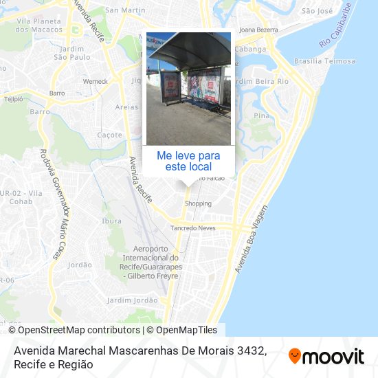 Avenida Marechal Mascarenhas De Morais 3432 mapa