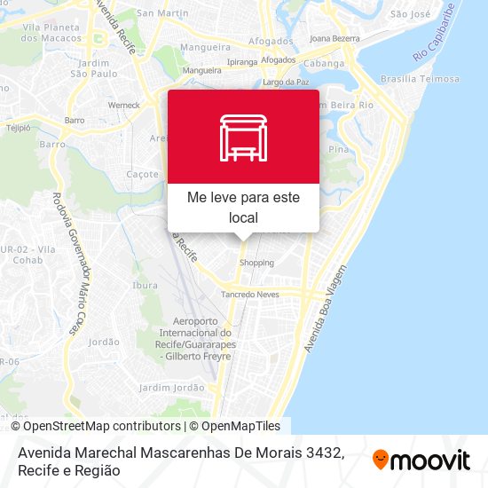 Avenida Marechal Mascarenhas De Morais 3432 mapa