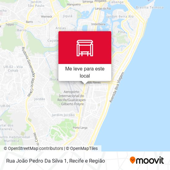 Rua João Pedro Da Silva 1 mapa