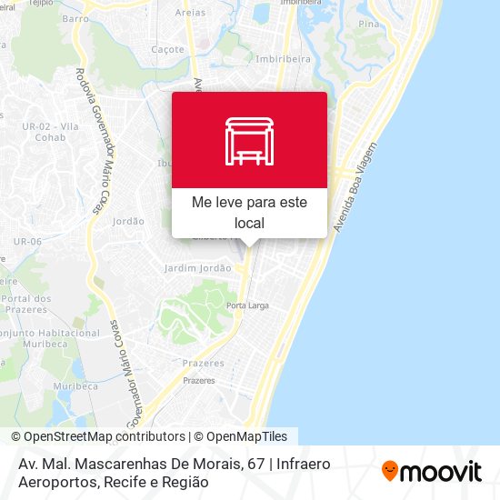 Av. Mal. Mascarenhas De Morais, 67 | Infraero Aeroportos mapa