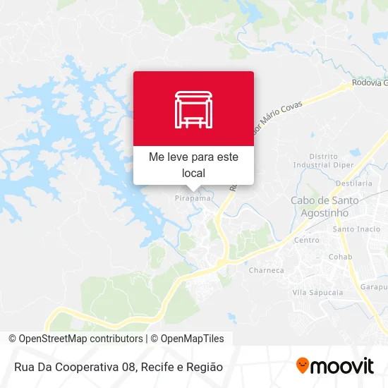 Rua Da Cooperativa 08 mapa