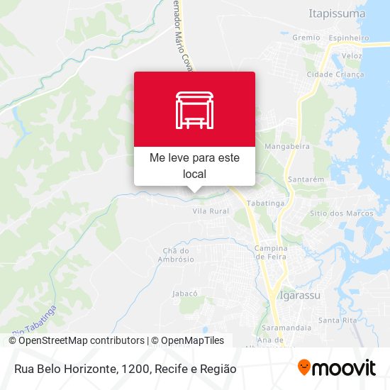 Rua Belo Horizonte, 1200 mapa