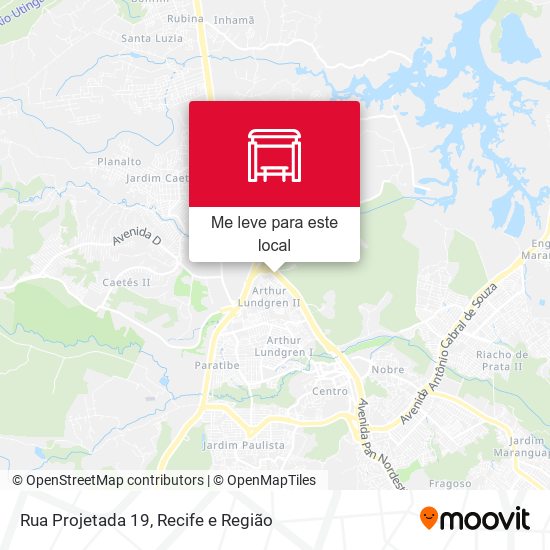 Rua Projetada 19 mapa