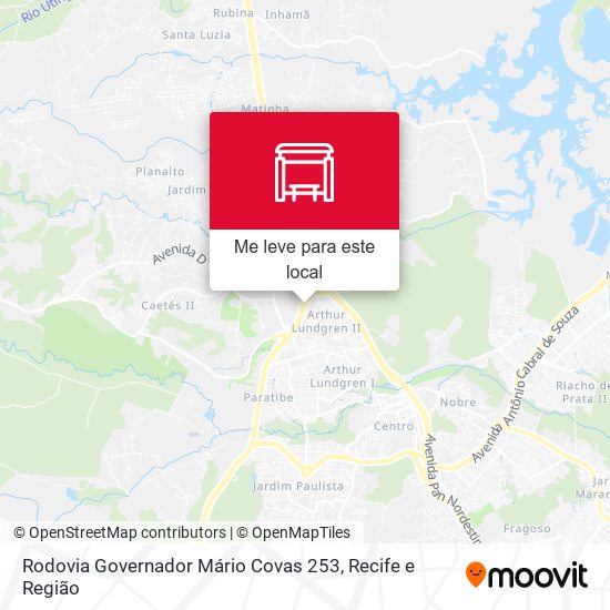 Rodovia Governador Mário Covas 253 mapa