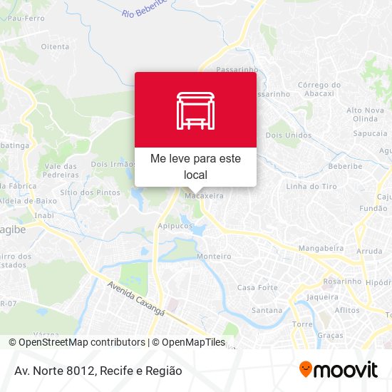 Av. Norte 8012 mapa