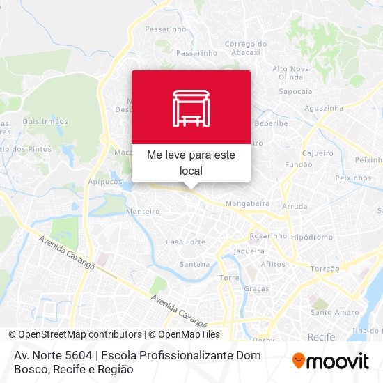 Av. Norte 5604 | Escola Profissionalizante Dom Bosco mapa