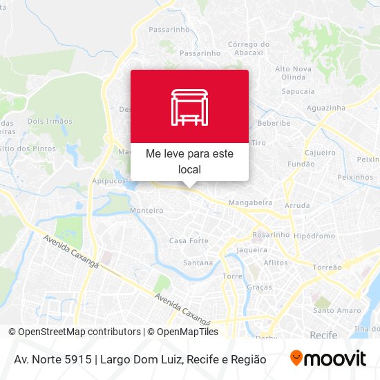 Av. Norte 5915 | Largo Dom Luiz mapa