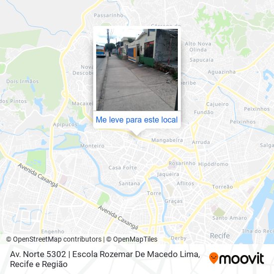 Av. Norte 5302 | Escola Rozemar De Macedo Lima mapa