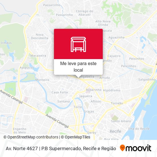 Av. Norte 4627 | P.B Supermercado mapa