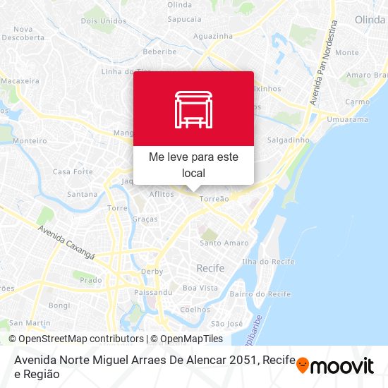 Avenida Norte Miguel Arraes De Alencar 2051 mapa