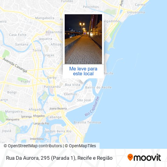 Rua Da Aurora, 295 (Parada 1) mapa