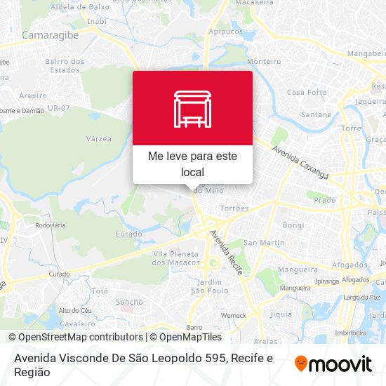 Avenida Visconde De São Leopoldo 595 mapa