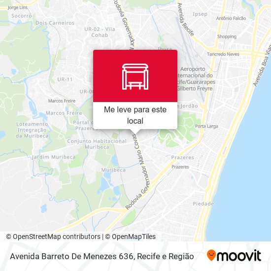 Avenida Barreto De Menezes 636 mapa