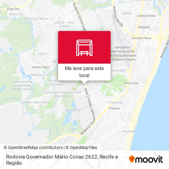 Rodovia Governador Mário Covas 2622 mapa