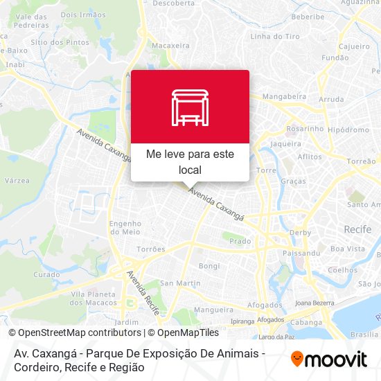 Av. Caxangá, 2052 | Parque De Exposições Do Cordeiro mapa