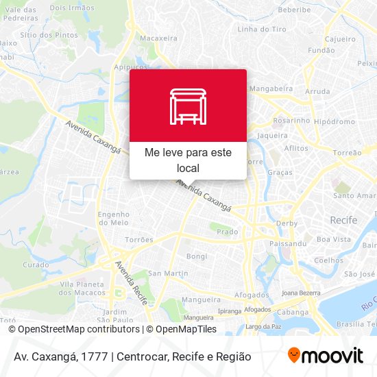 Av. Caxangá, 1777 | Centrocar mapa