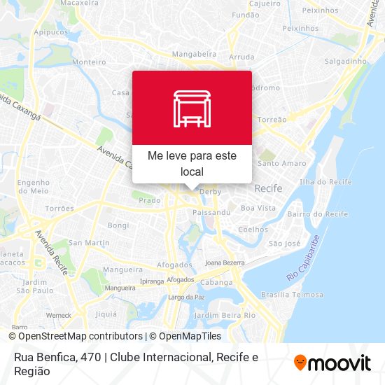 Rua Benfica, 470 | Clube Internacional mapa