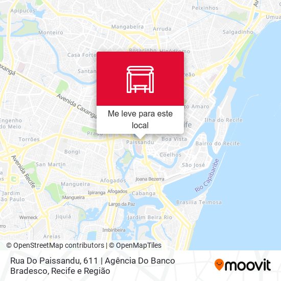 Rua Do Paissandu, 611 | Agência Do Banco Bradesco mapa