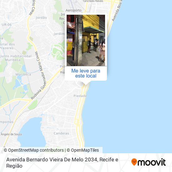Avenida Bernardo Vieira De Melo 2034 mapa