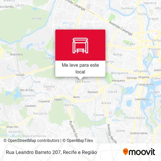 Rua Leandro Barreto 207 mapa