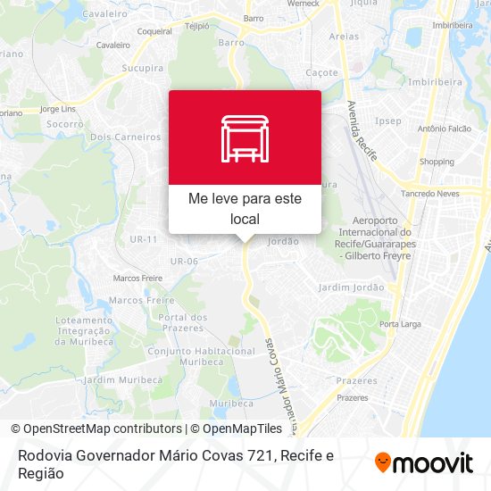 Rodovia Governador Mário Covas 721 mapa
